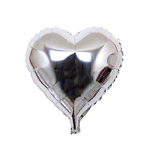 Heart Shape Foil Balloon For Party Decoration and Celebration (Pack of 2)