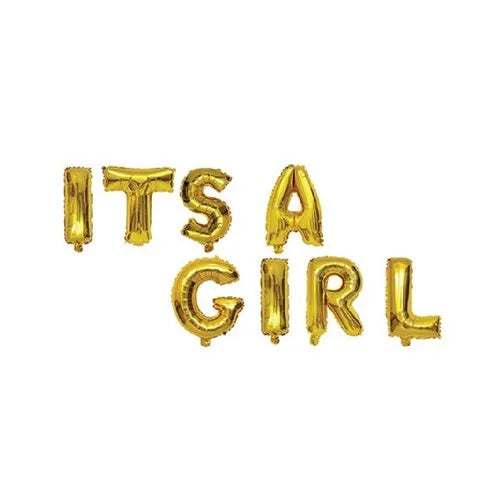 ITS A GIRL / ITS A BOY 16 inch Foil Balloon for Baby Shower Decoration