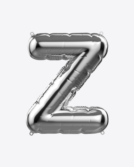 Silver Alphabet Foil Balloon For Birthday, Anniversary, Bridal Shower Celebration and Decoration