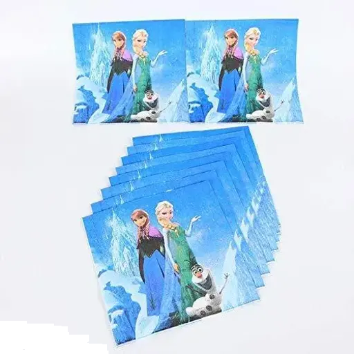 Disney Frozen Elsa Anna disposable Tableware Paper Napkin Birthday Party Decoration