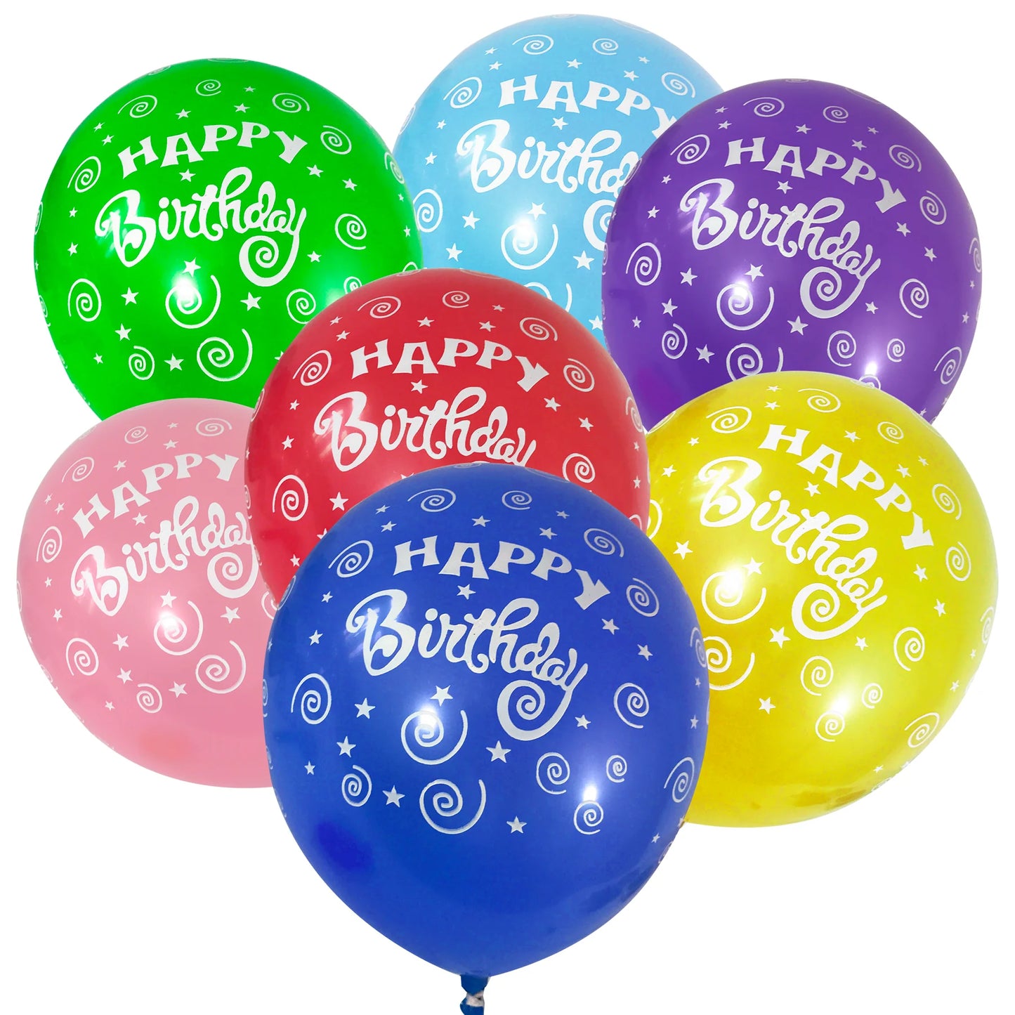 Happy Birthday Latex Balloons for Party Decorations