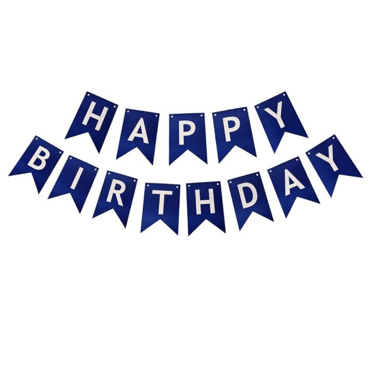 Happy Birthday Card Banner for Decoration and Birthday Celebration