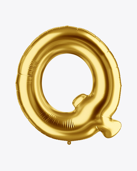 Golden Alphabet Foil Balloon For Birthday, Anniversary, Bridal Shower Celebration and Decoration