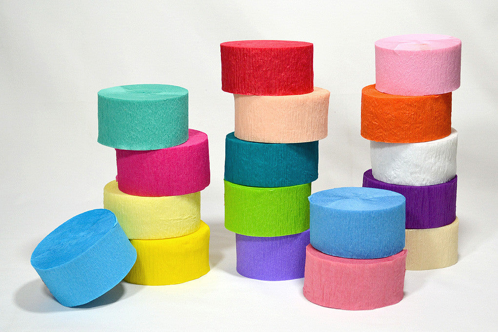 Crepe Paper Streamers Rolls For Party Decoration
