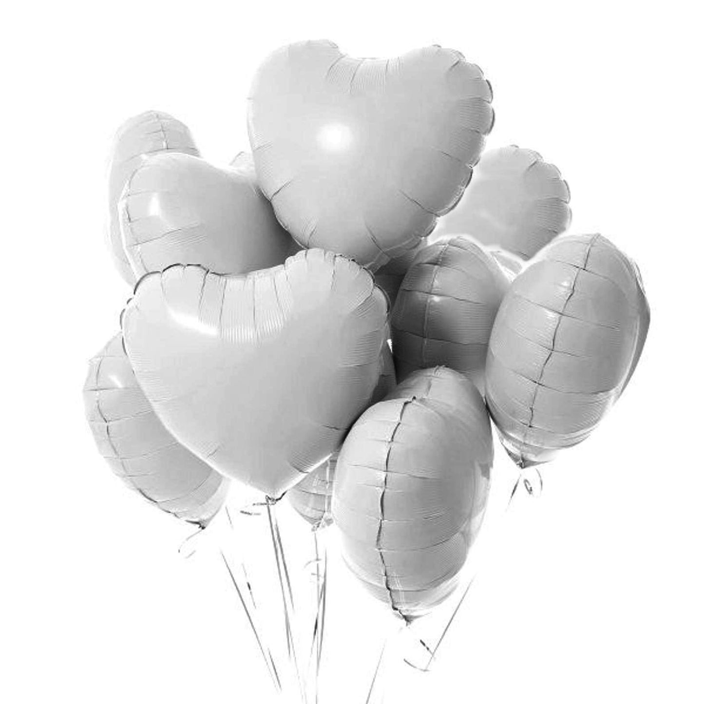Heart Shape Foil Balloon For Party Decoration and Celebration (Pack of 2)
