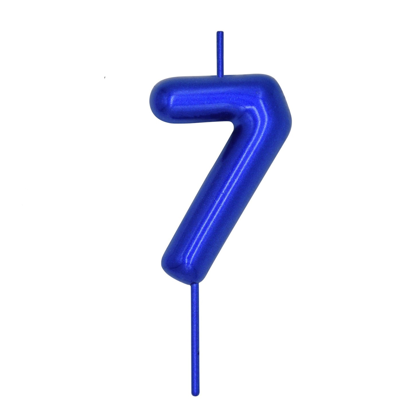 Blue Numbers Candles For Birthday, Anniversary Cake Decoration and Celebration