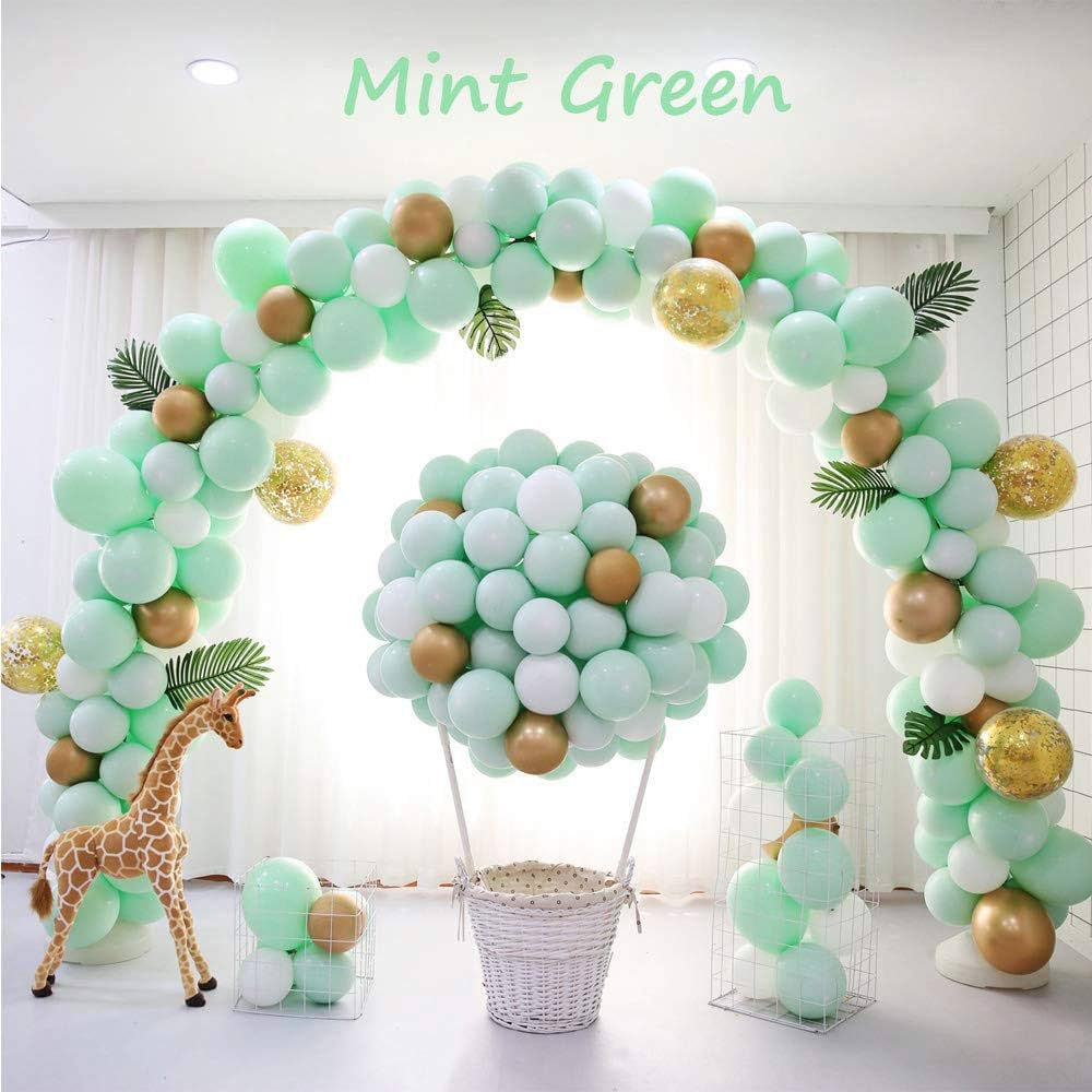 Green Color Pastel Macaron Balloons Birthday Wedding Baby Shower Party Decoration