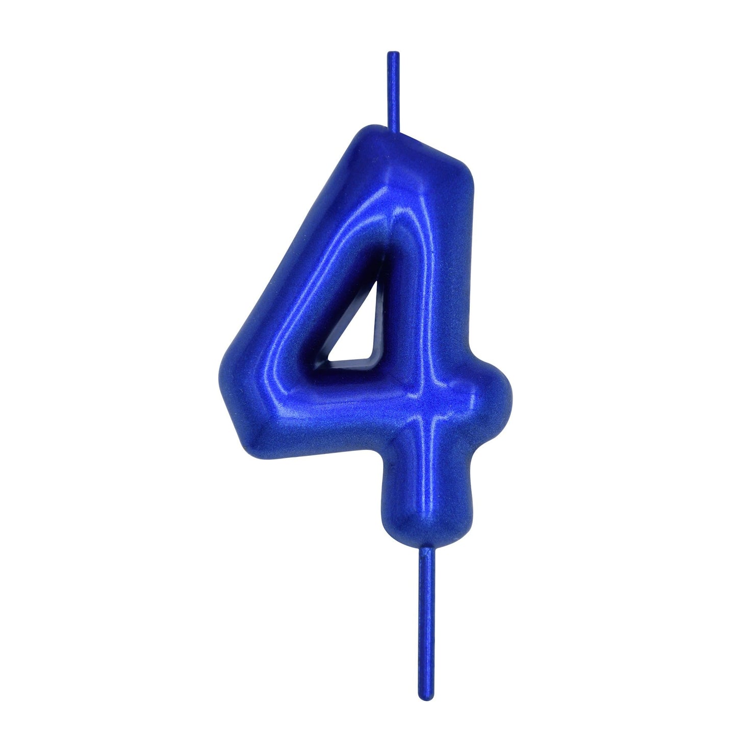 Blue Numbers Candles For Birthday, Anniversary Cake Decoration and Celebration