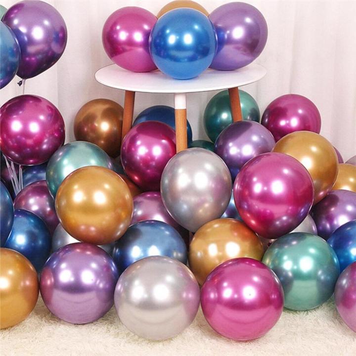 Metallic Multi Color Latex Chrome Premium Quality Balloons