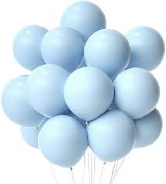 Blue Color Pastel Macaron Balloons Birthday Wedding Baby Shower Party Decoration
