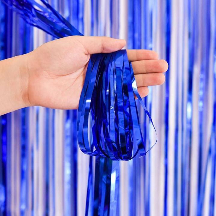 Fringes Foil Curtains Best for Back Drop Wall Decoration for Birthday and Parties Celebration