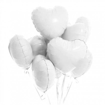 Heart Shaped Foil Balloon For Party Decoration and Celebration (Pack of 5)