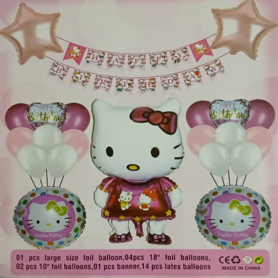 Hello Kitty Theme Foil Balloon Theme Decoration and Celebration