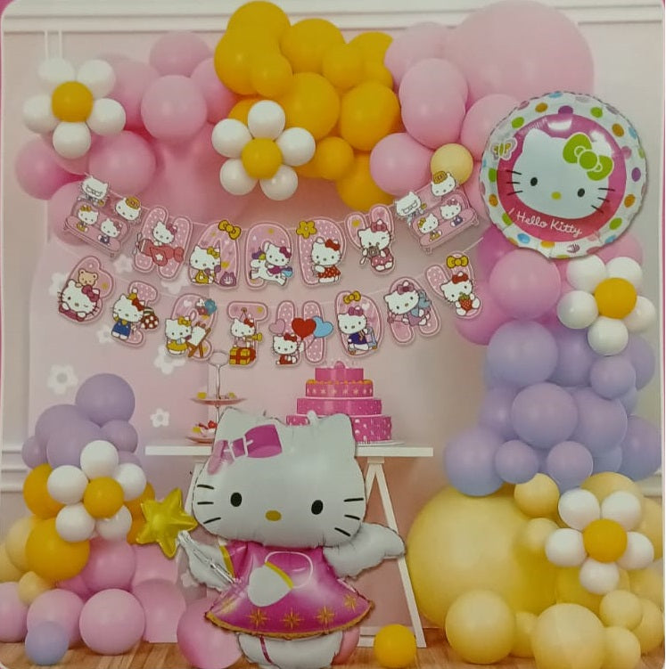 Hello Kitty Theme Foil Balloon Theme Decoration and Celebration