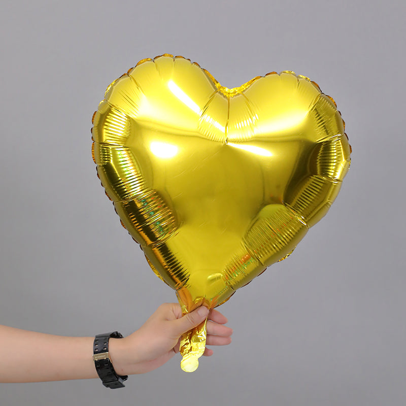 Heart Shaped Foil Balloon For Party Decoration and Celebration (Pack of 5)