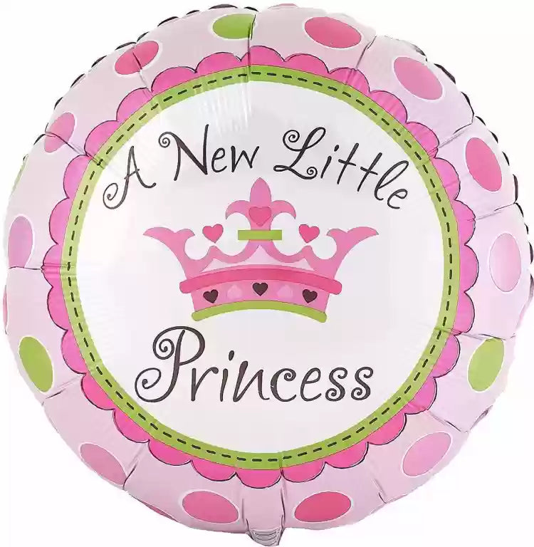 Princess Happy birthday Foil Balloon Foil Balloon Set of -5 Piece For Birthday Day Party