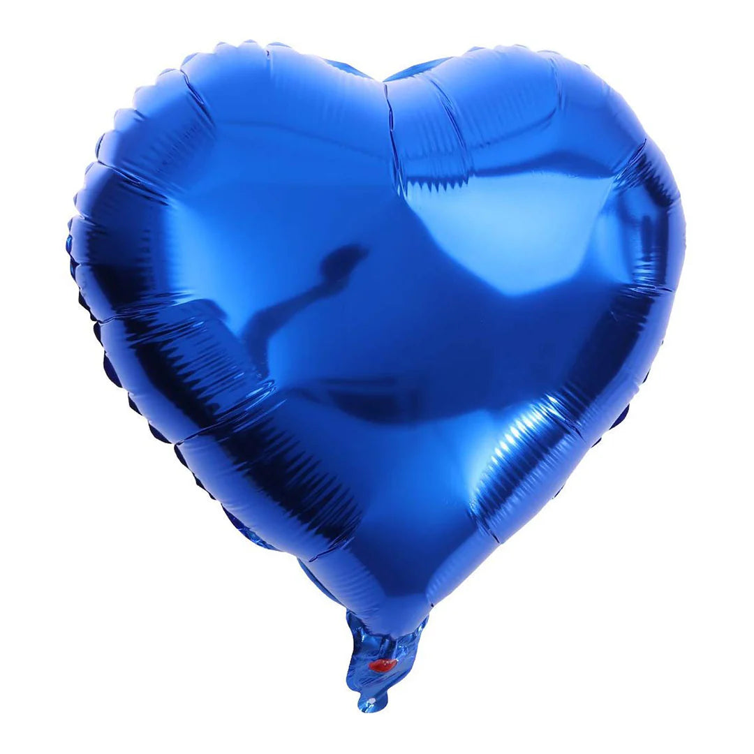 Heart Shaped Foil Balloon For Party Decoration and Celebration (Pack of 5)