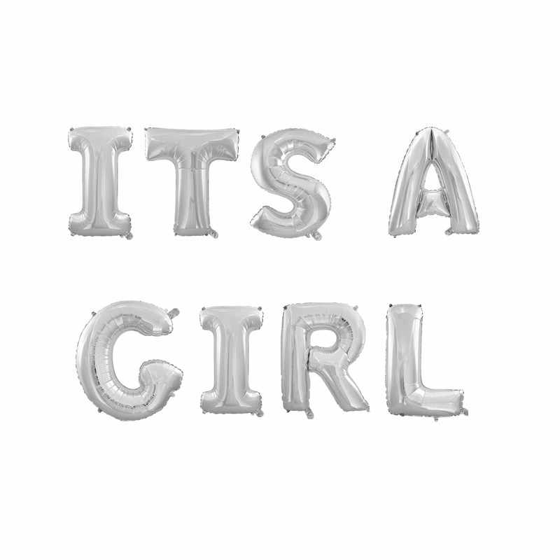 ITS A GIRL / ITS A BOY 16 inch Foil Balloon for Baby Shower Decoration
