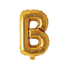 Golden Alphabet Foil Balloon For Birthday, Anniversary, Bridal Shower Celebration and Decoration