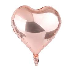 Heart Shaped Foil Balloon For Party Decoration and Celebration (Pack of 5)