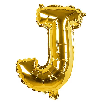Golden Alphabet Foil Balloon For Birthday, Anniversary, Bridal Shower Celebration and Decoration