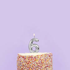 Silver Numbers Candles For Birthday, Anniversary Cake Decoration and Celebration