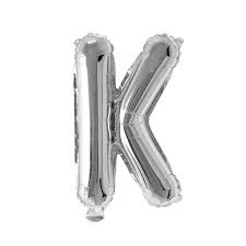 Silver Alphabet Foil Balloon For Birthday, Anniversary, Bridal Shower Celebration and Decoration