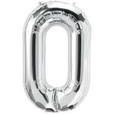 Silver Alphabet Foil Balloon For Birthday, Anniversary, Bridal Shower Celebration and Decoration