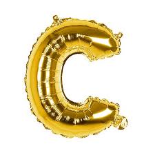 Golden Alphabet Foil Balloon For Birthday, Anniversary, Bridal Shower Celebration and Decoration
