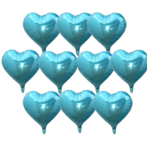 Heart Shape Foil Balloon For Party Decoration and Celebration (Pack of 2)