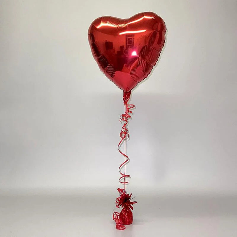 Heart Shaped Foil Balloon For Party Decoration and Celebration (Pack of 2)