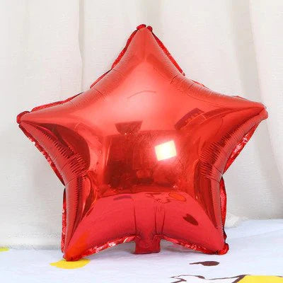 Star Shaped Foil Balloon For Party Decoration and Celebration (Pack of 5)