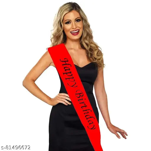 Happy Birthday Sash For Birthday Party Decoration