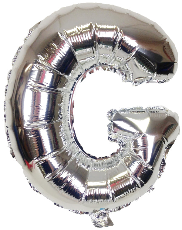 Silver Alphabet Foil Balloon For Birthday, Anniversary, Bridal Shower Celebration and Decoration