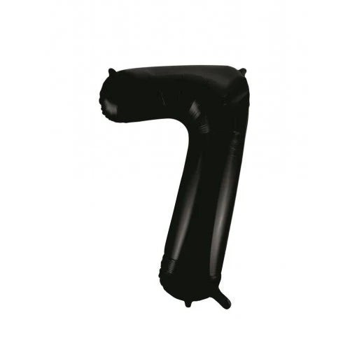 Black Number Foil Balloon for Birthday / Anniversary Party Decoration