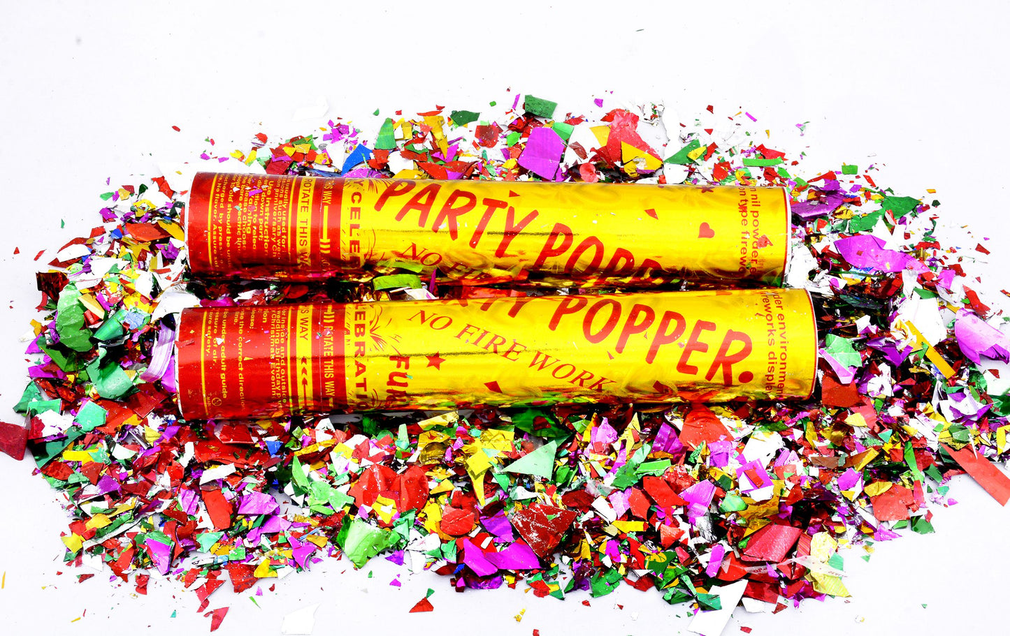 Birthday Party Poppers Confetti Multi Color For Party Celebration