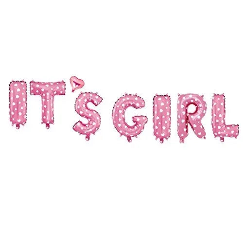 ITS A GIRL / ITS A BOY 16 inch Foil Balloon for Baby Shower Decoration