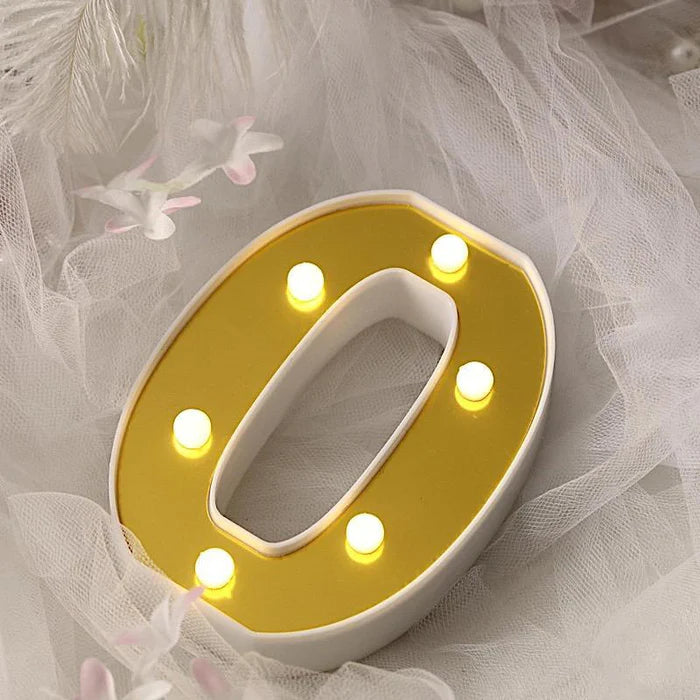 Golden Numbers LED  Candles For Birthday, Anniversary Cake Decoration and Celebration