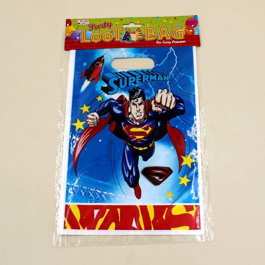 SuperMan Theme Goody Bag Pack Of 10 Piece