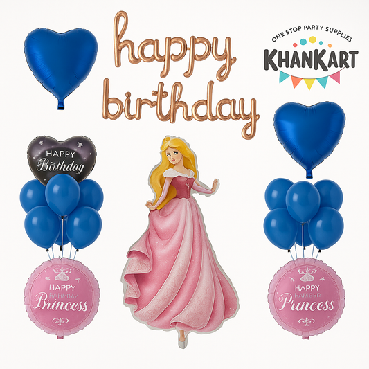 Princess Theme Foil Balloon  Theme Decoration and Celebration