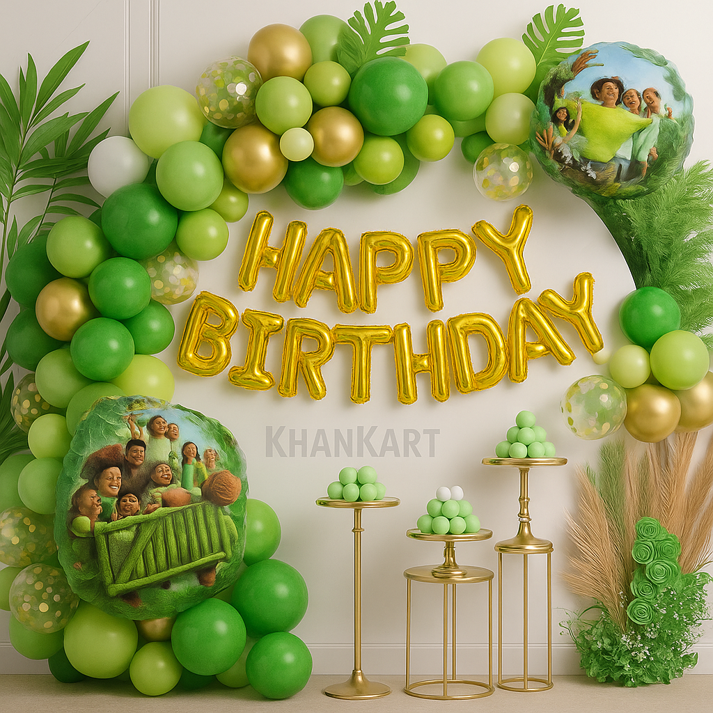 Croods Jungle Theme Foil Balloon  Theme Decoration and Celebration