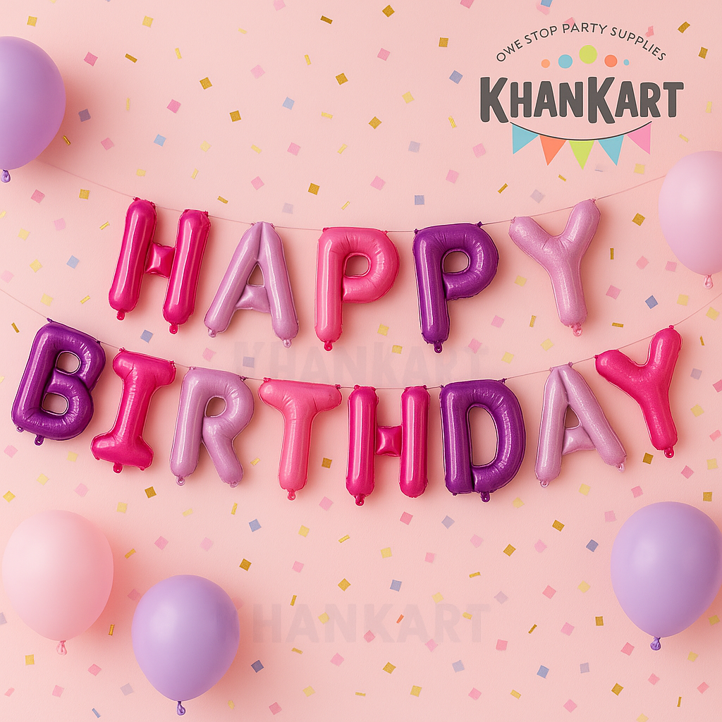Happy Birthday Foil Balloon for Decoration and Birthday Celebration