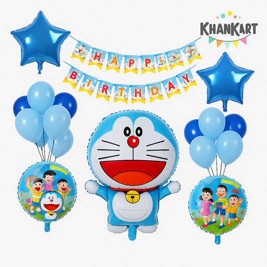 Doraemon Theme Foil Balloon  Theme Decoration and Celebration