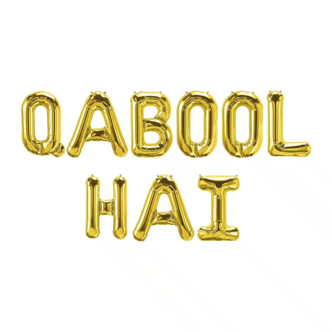 Qabool Hai Foil Balloon