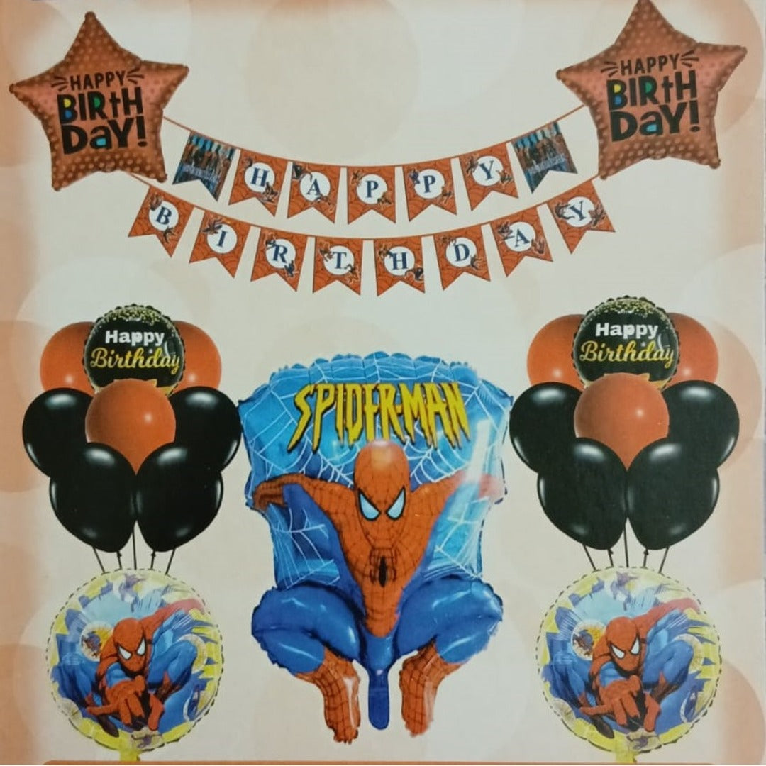 Spider Man Theme Foil Balloon Theme Decoration and Celebration