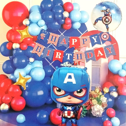 Captan America  Theme Foil Balloon  Theme Decoration and Celebration
