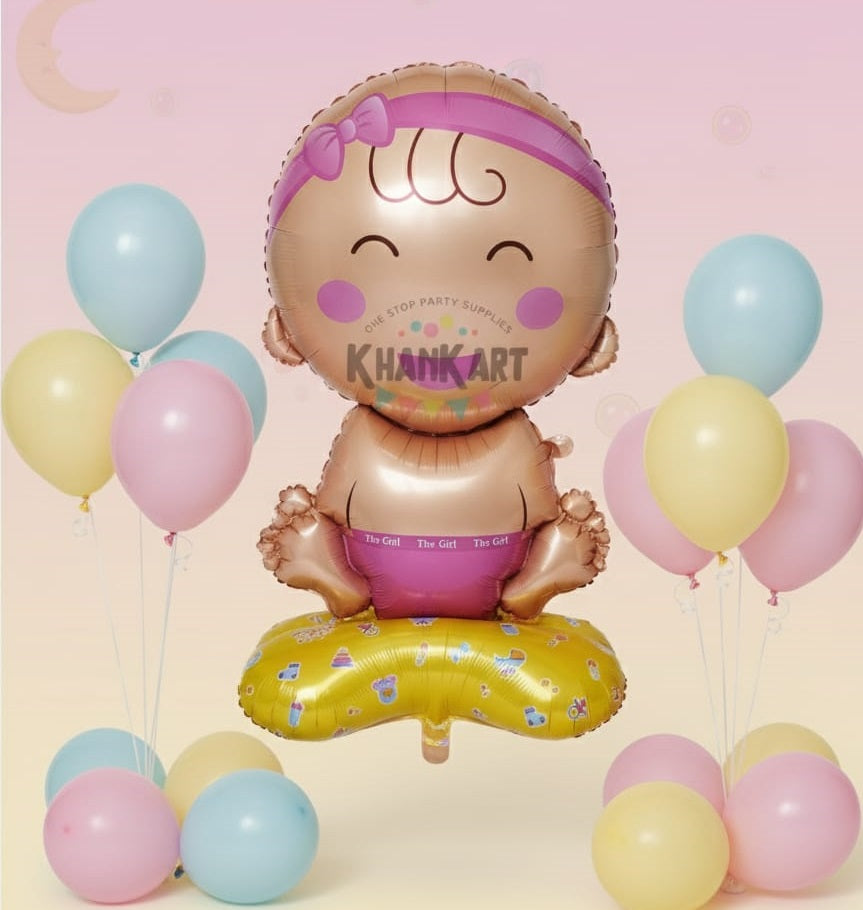 Its A Girl Balloon For Party Celebration