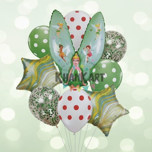 Butterfly Theme Foil Balloon Foil Balloon Set of -9 Piece For Birthday Day Party