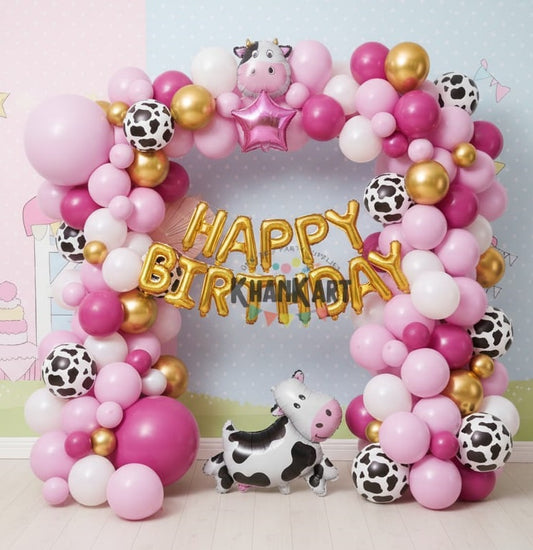 Happy Cow Theme Foil Balloon Theme Decoration and Celebration
