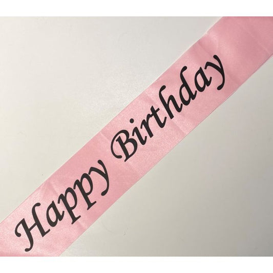 Happy Birthday Sash For Birthday Party Decoration